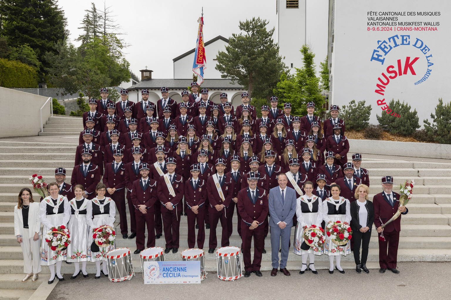 Fête cantonale de musique à Crans-Montana en 2024